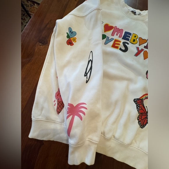 Colorful Graphic Women's Sweatshirt - Picture 6 of 13